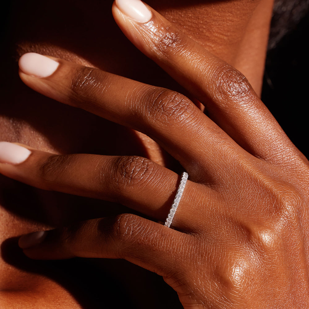 Alyssa Lab Diamond Eternity Band image 5