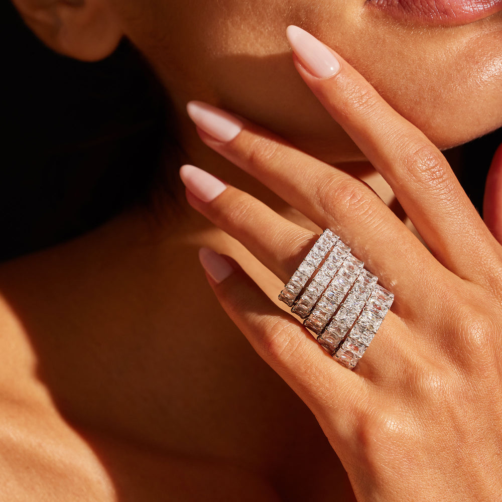 Olivia Radiant Lab Diamond Eternity Band image 20