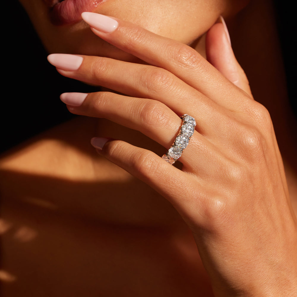 Audrey Large Lab Diamond Eternity Band image 24