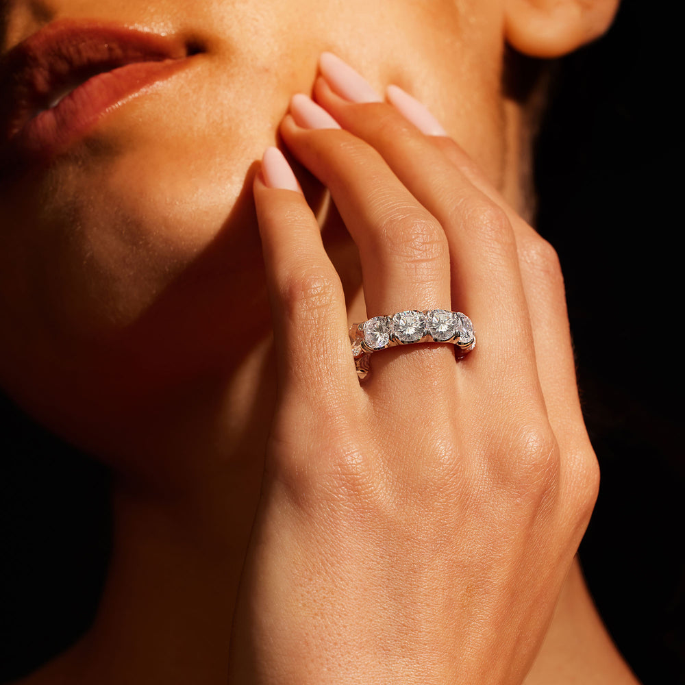 Audrey Large Lab Diamond Eternity Band image 33