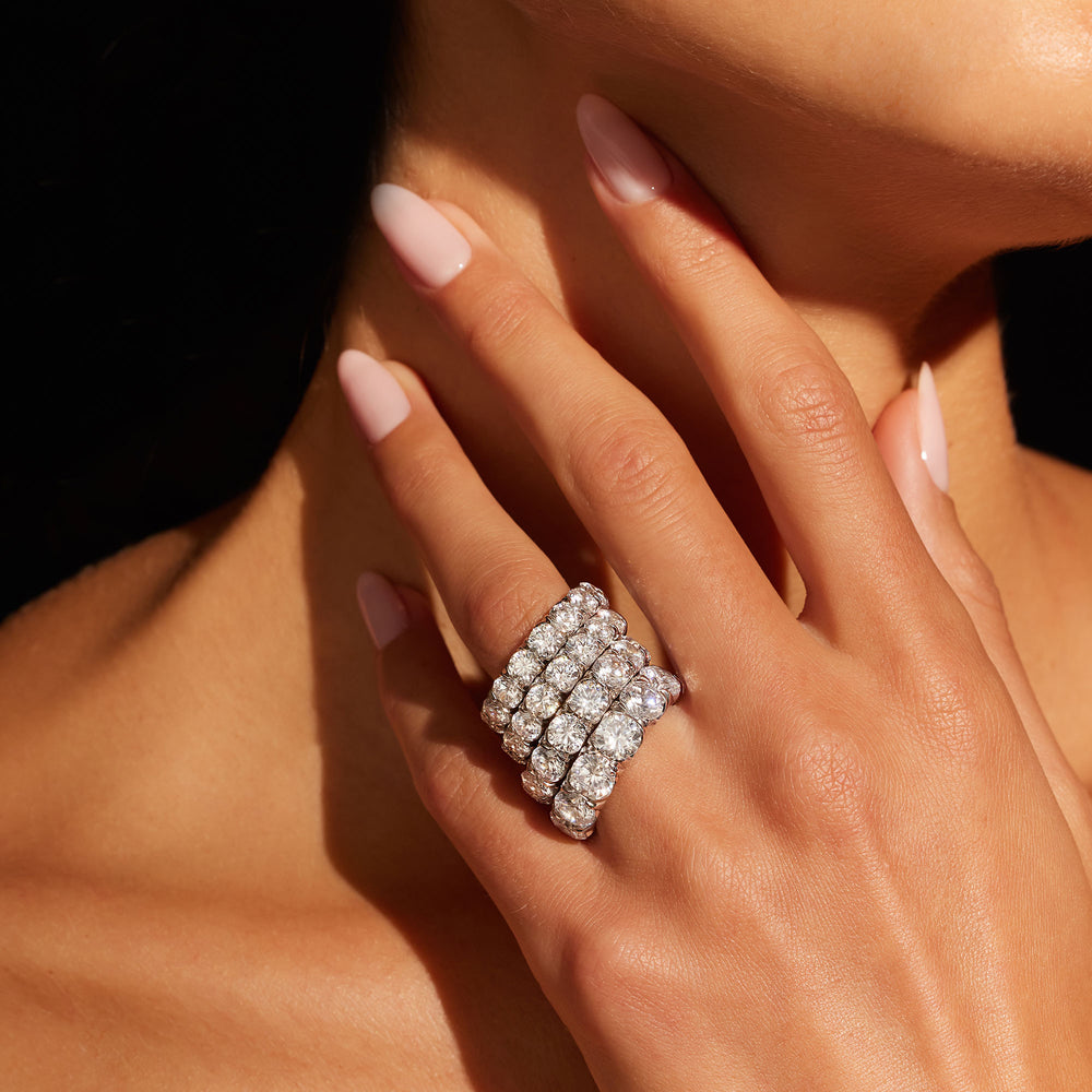 Audrey Large Lab Diamond Eternity Band image 38