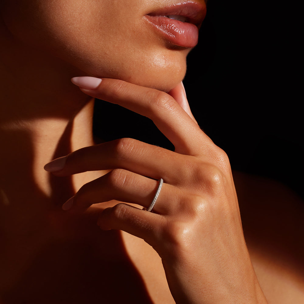 Chelsea Lab Diamond Wedding Band image 14