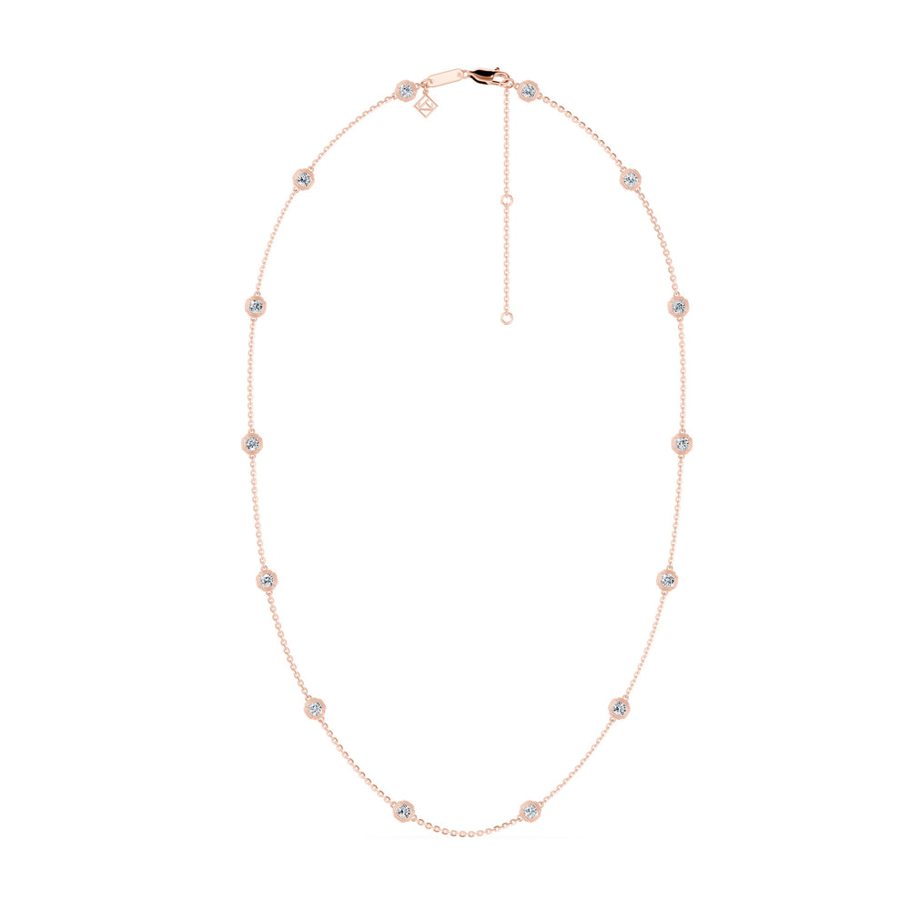 Dorée By The Yard Cushion Lab Diamond Necklace image 9