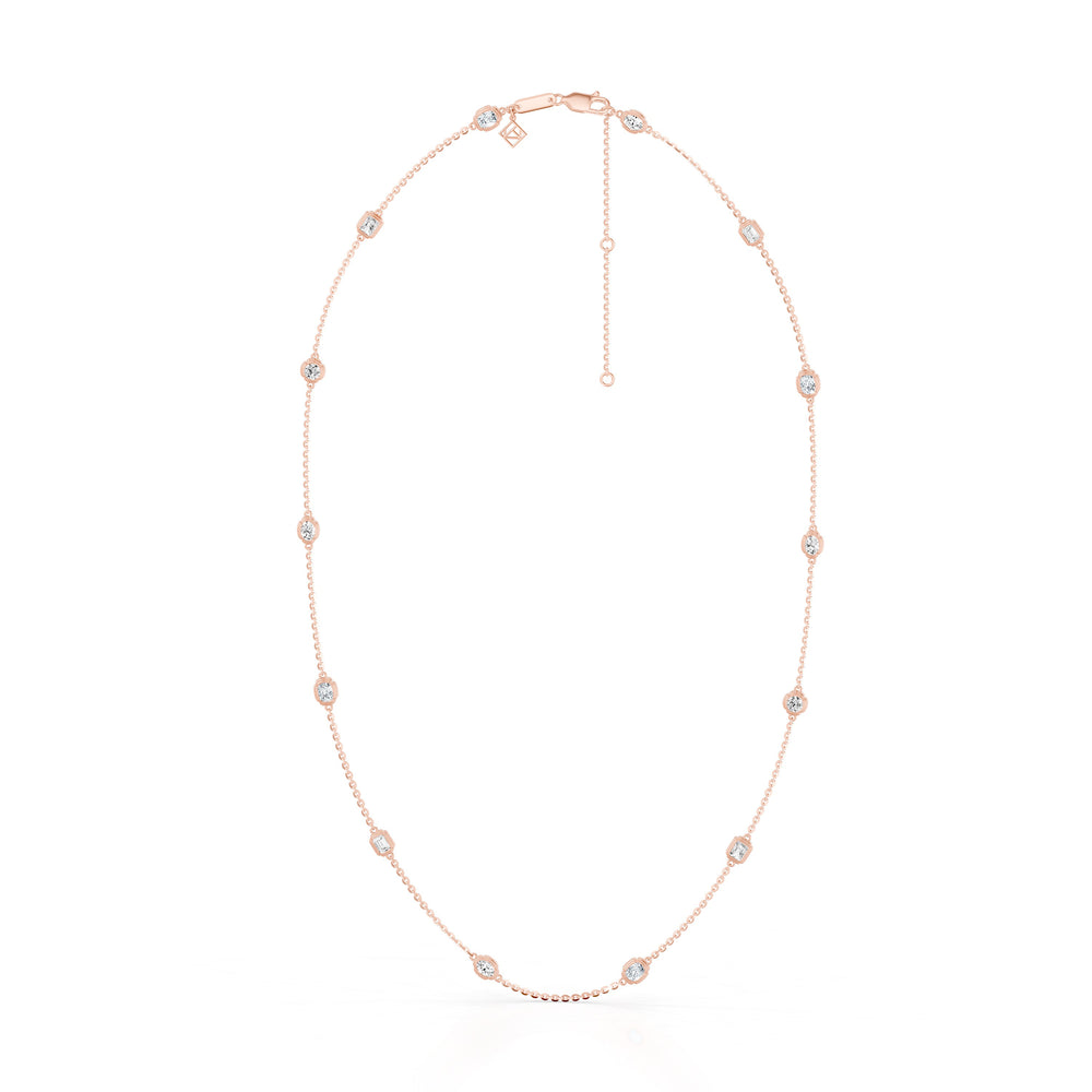 Dorée By The Yard Mixed Shape Lab Diamond Necklace image 9
