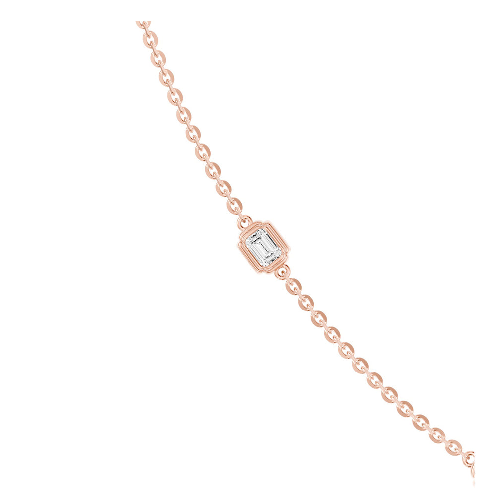 Dorée By The Yard Mixed Shape Lab Diamond Necklace image 10