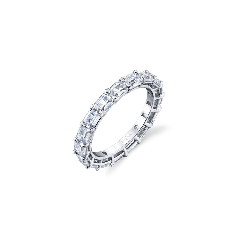 Olivia East-West Emerald Lab Diamond Eternity Band image 11
