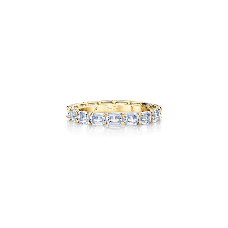 Olivia East-West Emerald Lab Diamond Eternity Band image 6