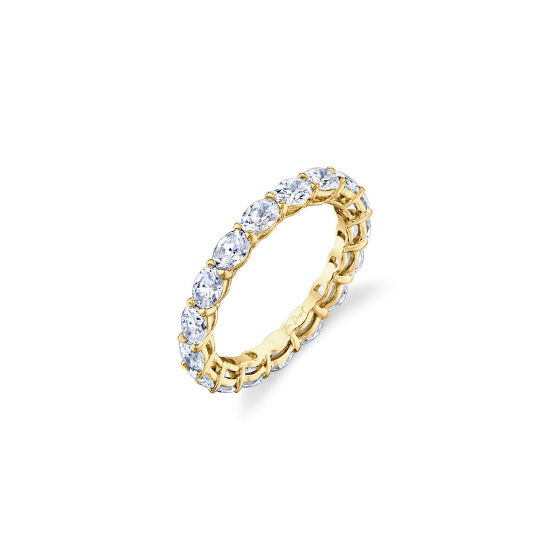 Olivia East-West Oval Lab Diamond Eternity Band image 2