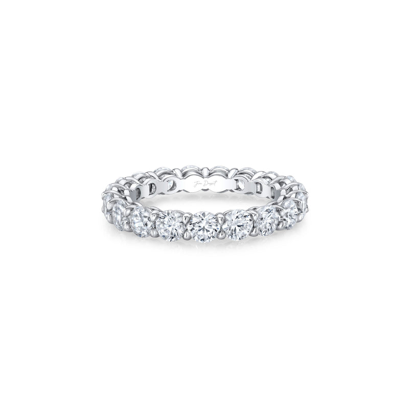 Olivia Round Brilliant Lab Diamond Eternity Band image 9