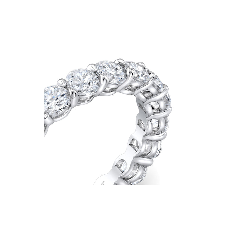 Olivia Round Brilliant Lab Diamond Eternity Band image 13