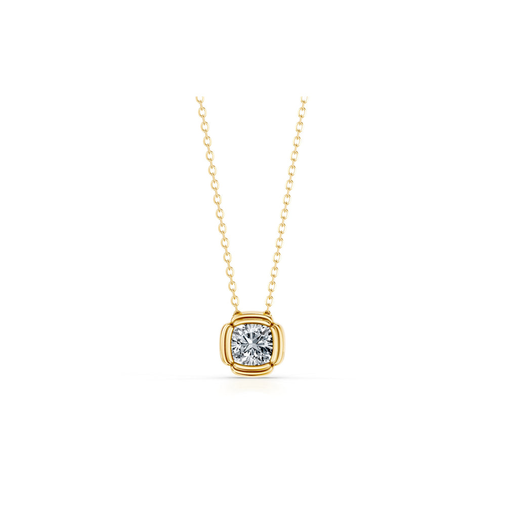 Dorée Lab Diamond Cushion Pendant image 6