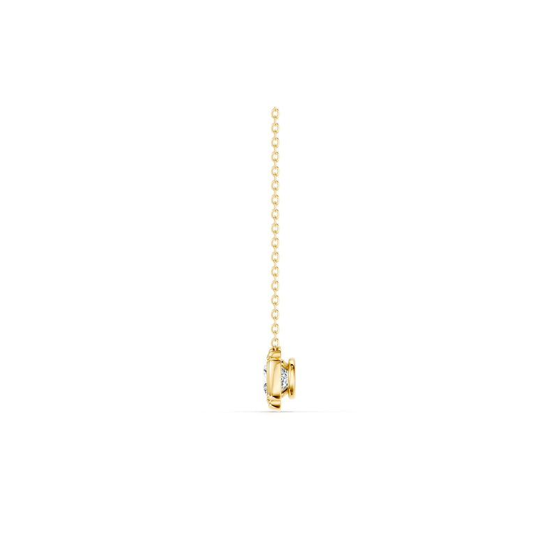 Dorée Lab Diamond Cushion Pendant image 8