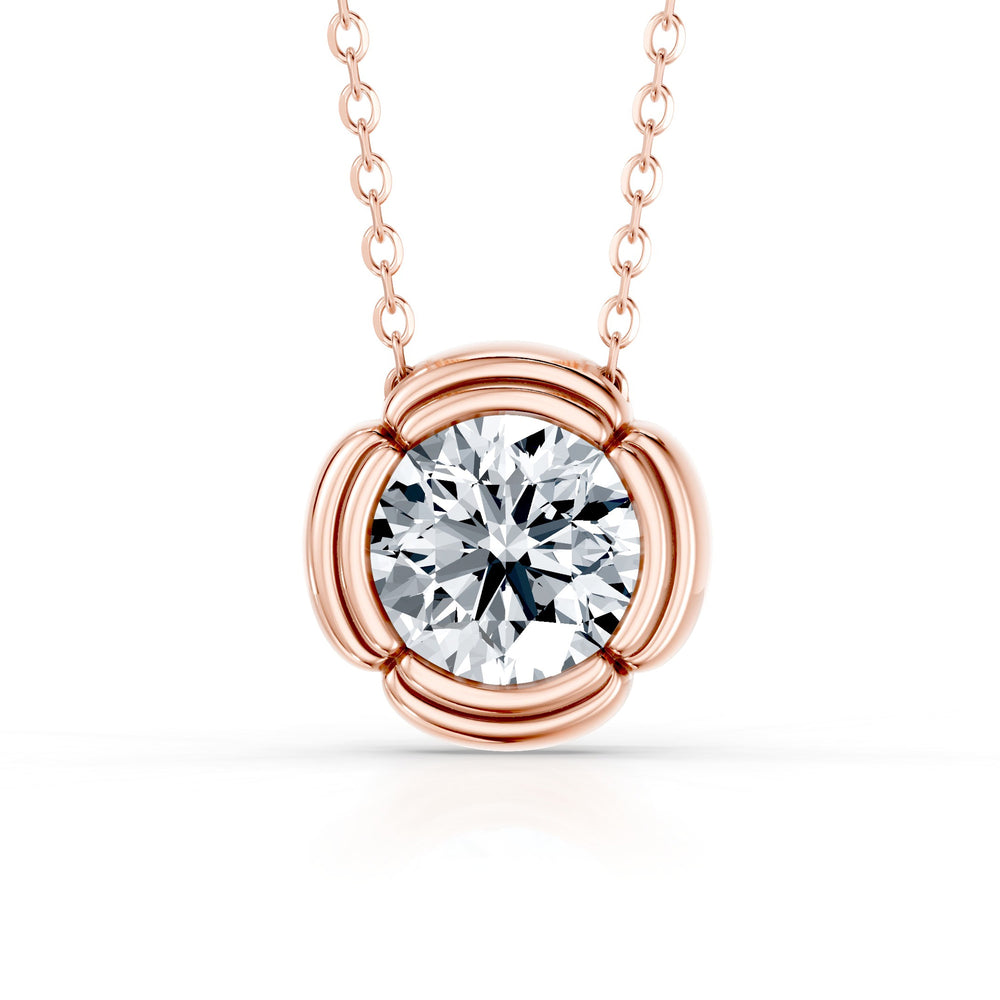 Dorée Lab Diamond Round Brilliant Pendant image 27