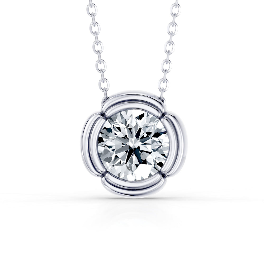 Dorée Lab Diamond Round Brilliant Pendant image 17