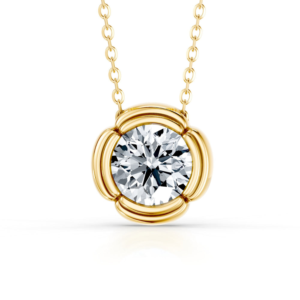 Dorée Lab Diamond Round Brilliant Pendant image 22