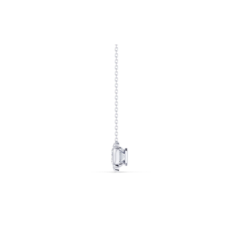 Dorée Lab Diamond Emerald Pendant image 3