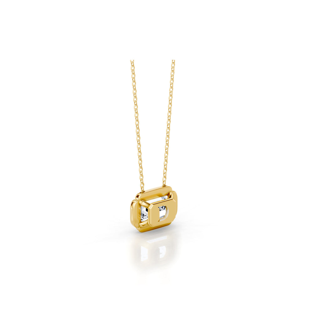 Dorée Lab Diamond Emerald Pendant image 9