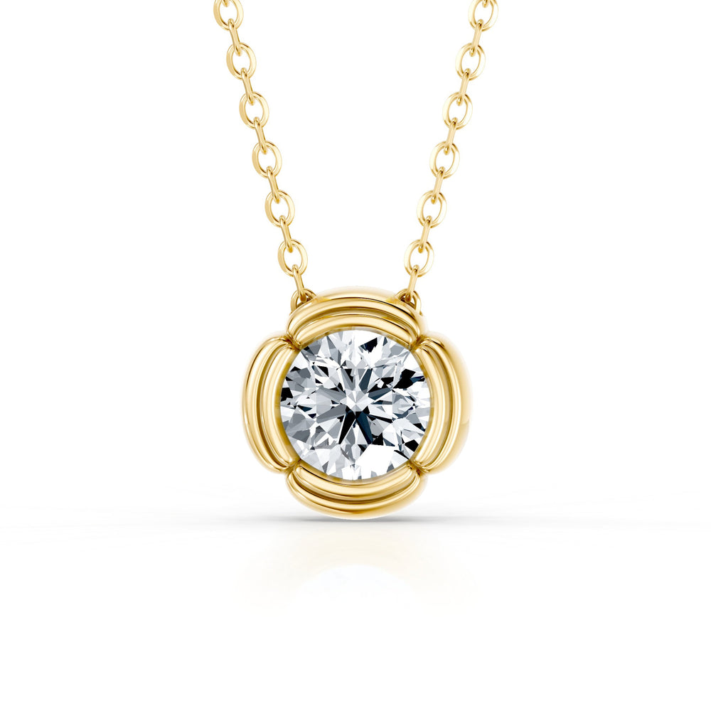 Dorée Lab Diamond Round Brilliant Pendant image 7