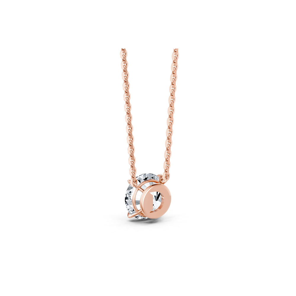 Claire Lab Diamond Round Brilliant Solitaire Pendant image 34