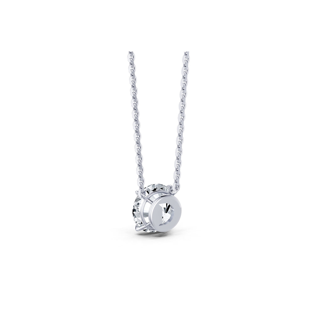 Claire Lab Diamond Round Brilliant Solitaire Pendant image 24