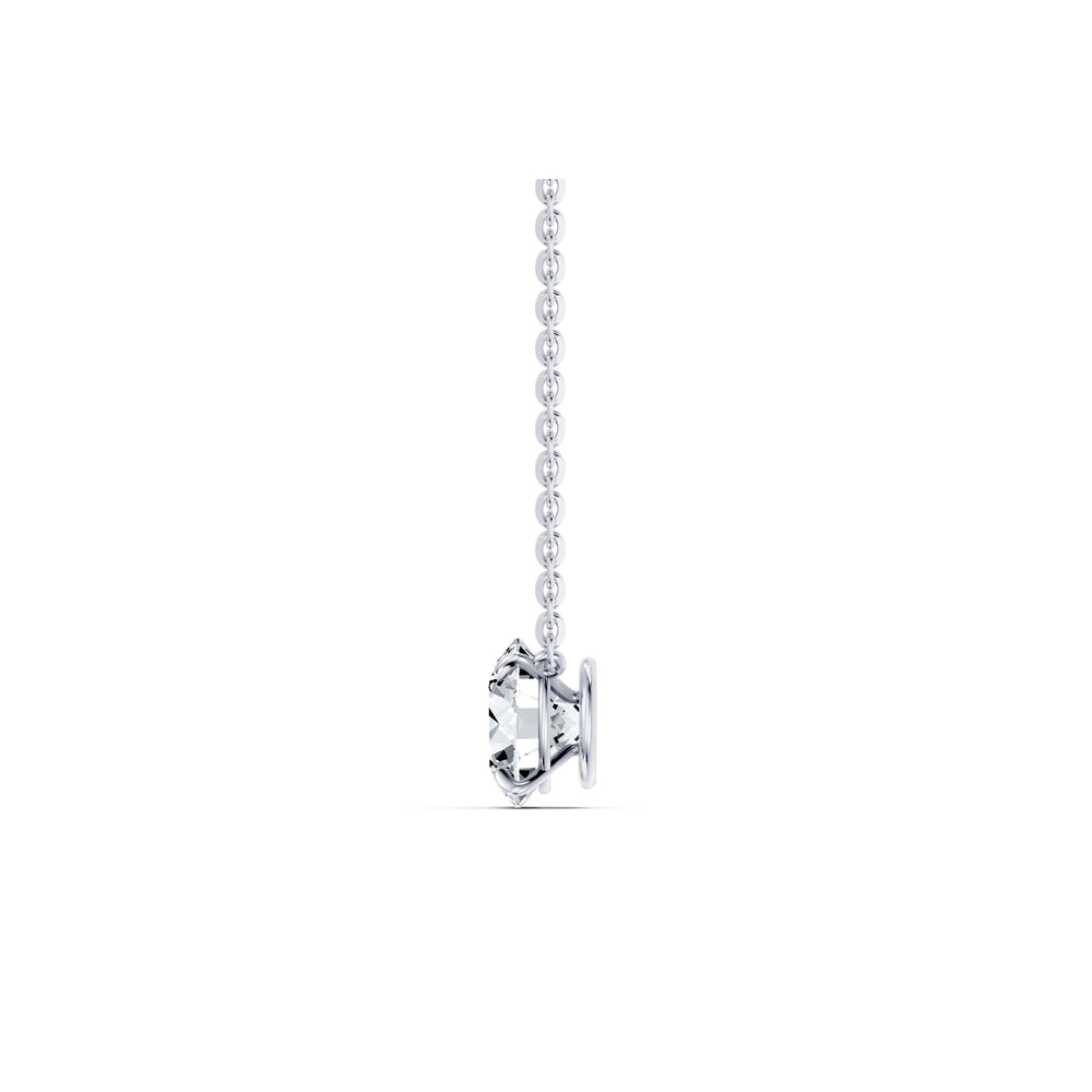 Claire Lab Diamond Round Brilliant Solitaire Pendant image 38