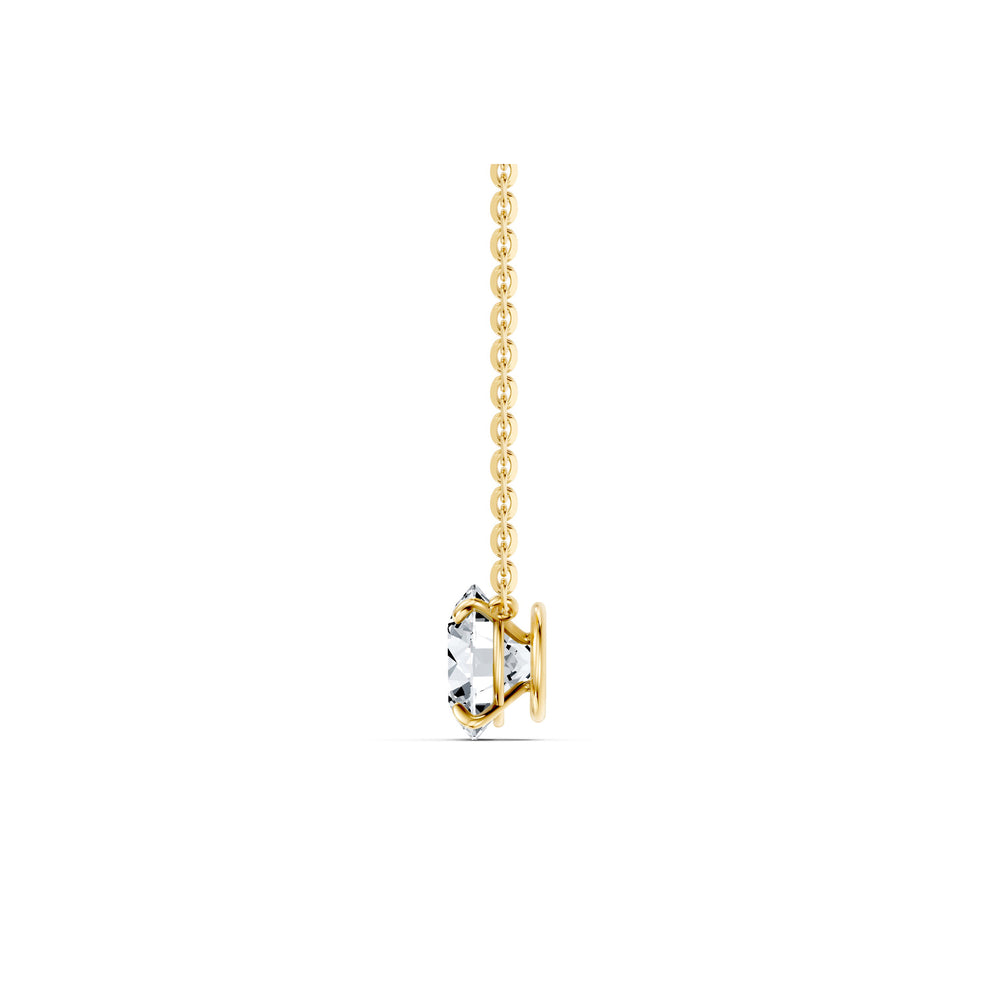 Claire Lab Diamond Round Brilliant Solitaire Pendant image 28