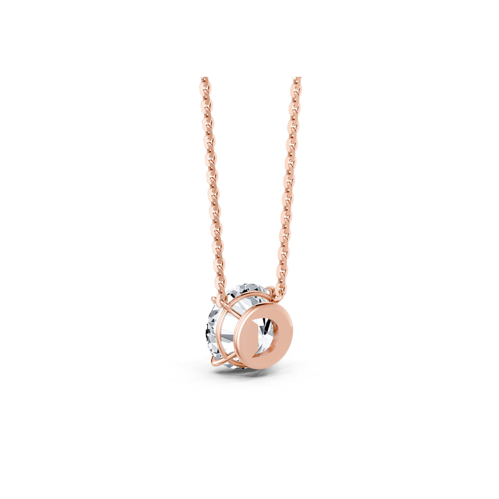Claire Lab Diamond Round Brilliant Solitaire Pendant image 54