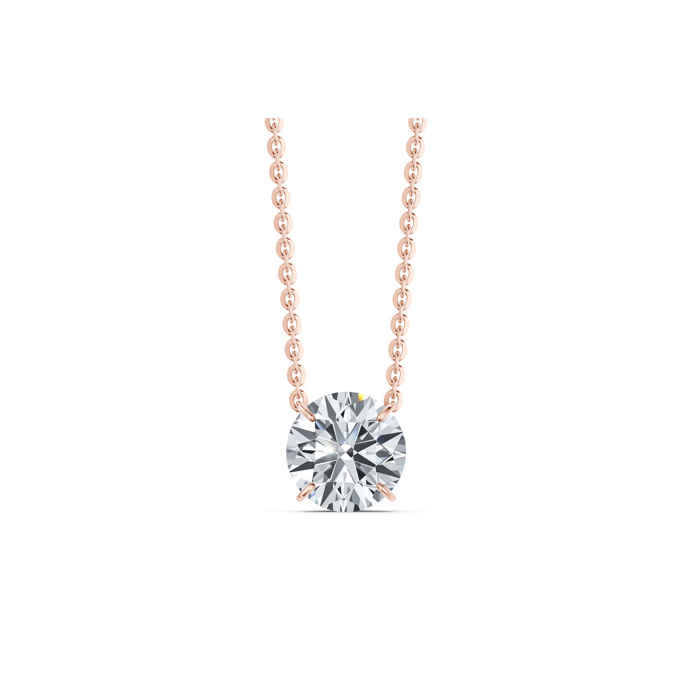 Claire Lab Diamond Round Brilliant Solitaire Pendant image 52