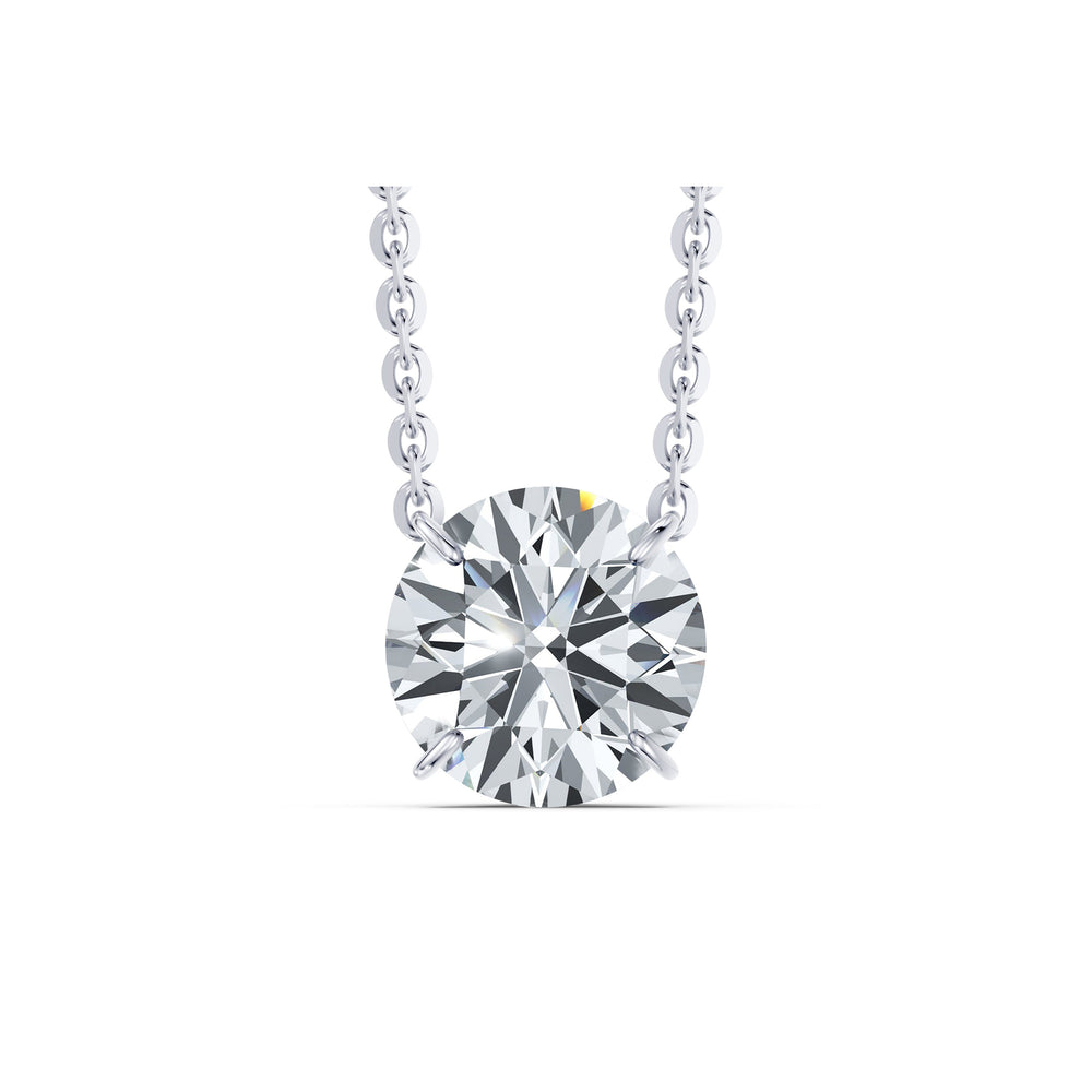Claire Lab Diamond Round Brilliant Solitaire Pendant image 41