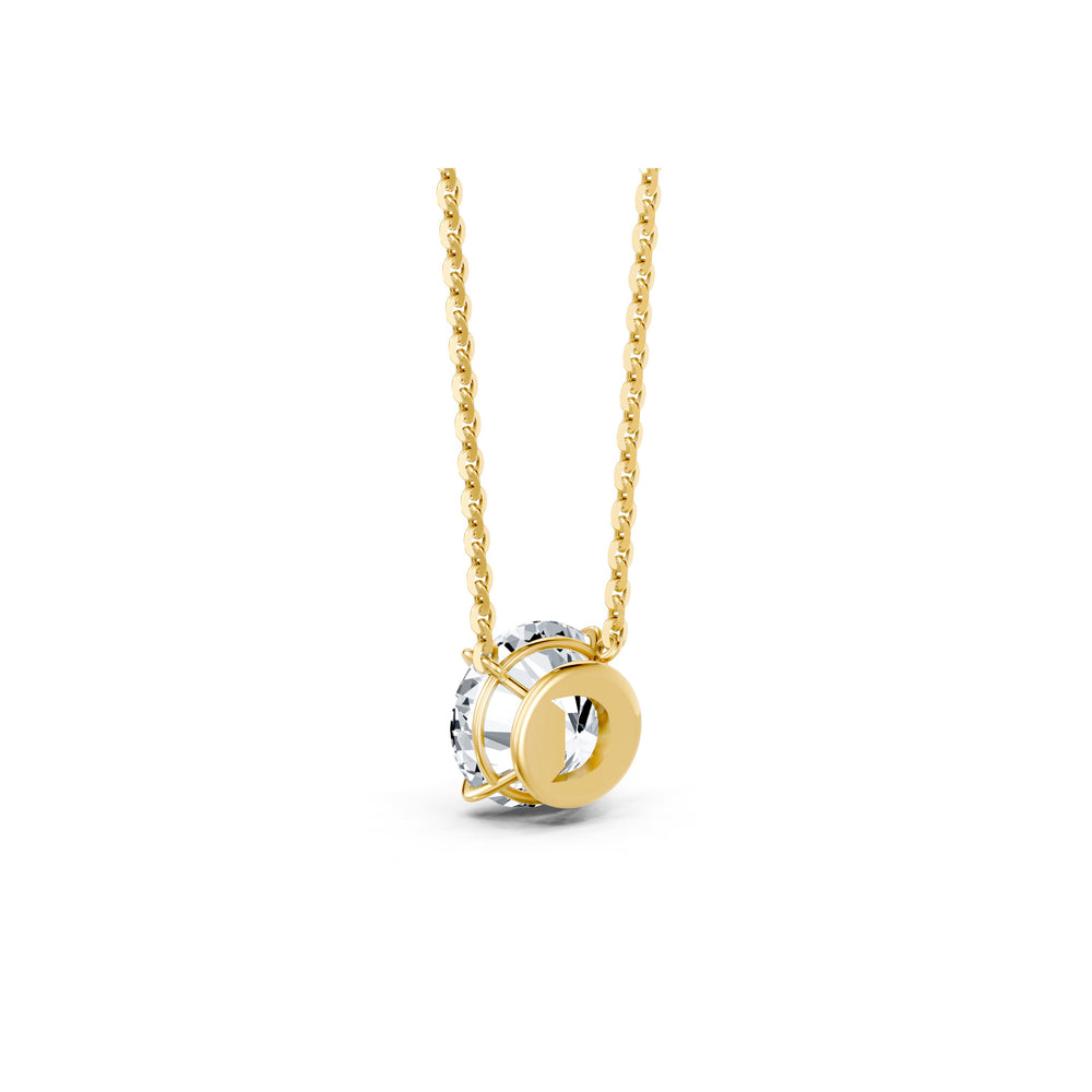 Claire Lab Diamond Round Brilliant Solitaire Pendant image 49
