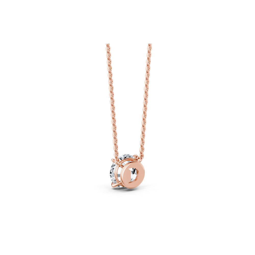 Claire Lab Diamond Round Brilliant Solitaire Pendant image 14