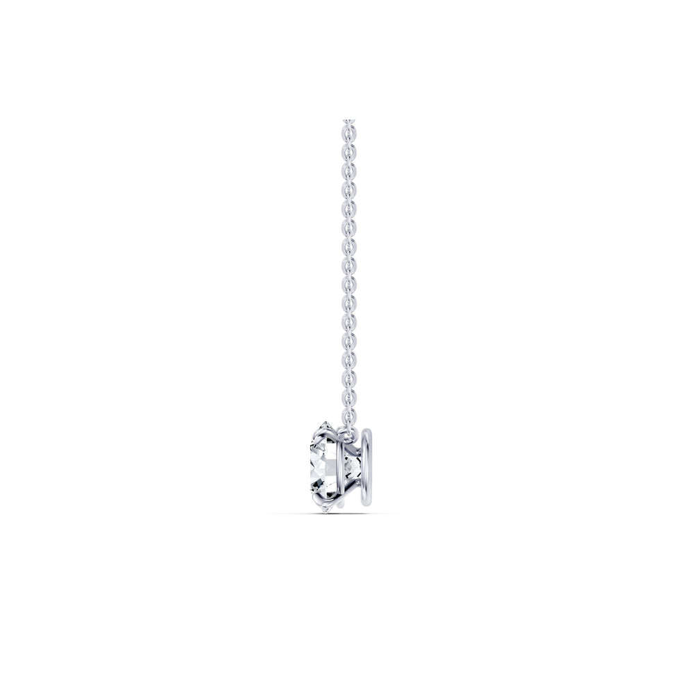 Claire Lab Diamond Round Brilliant Solitaire Pendant image 18