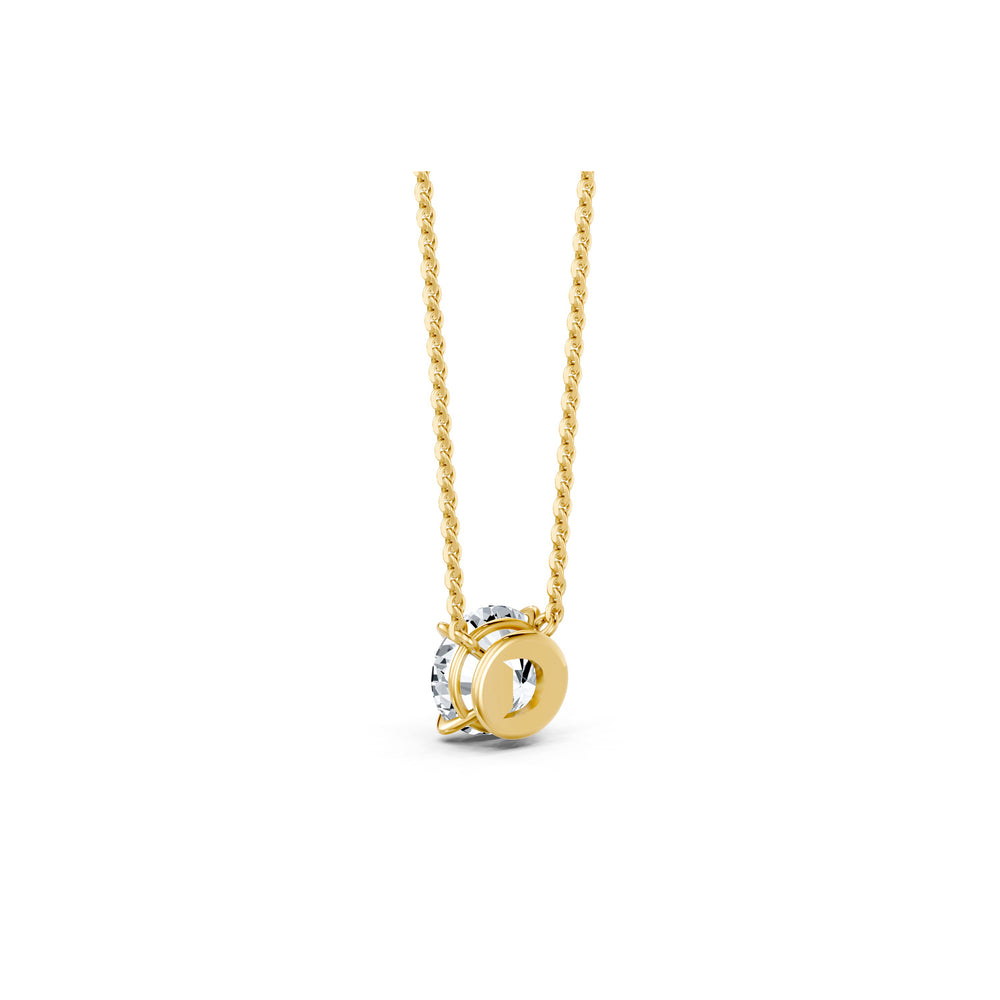 Claire Lab Diamond Round Brilliant Solitaire Pendant image 9