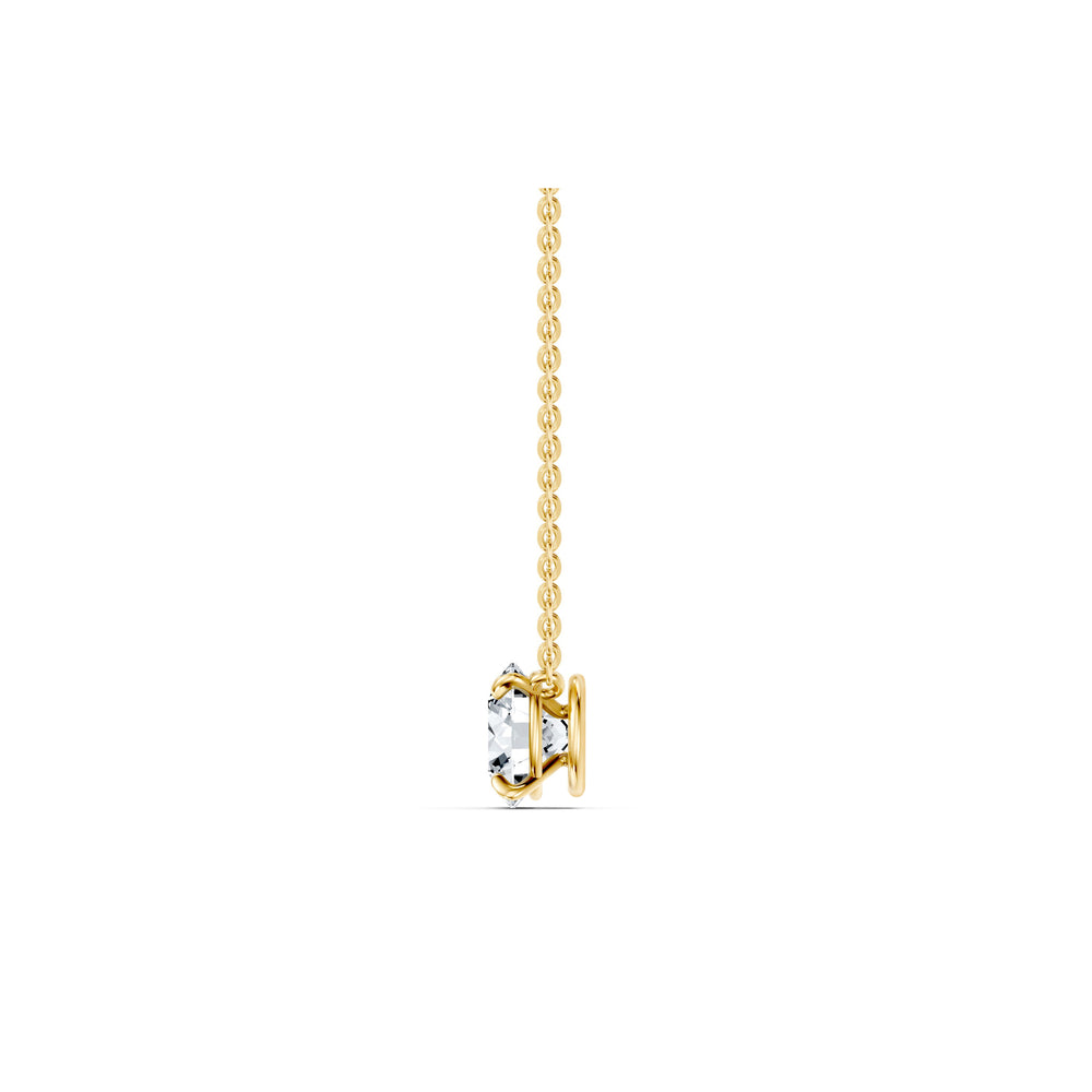 Claire Lab Diamond Round Brilliant Solitaire Pendant image 8