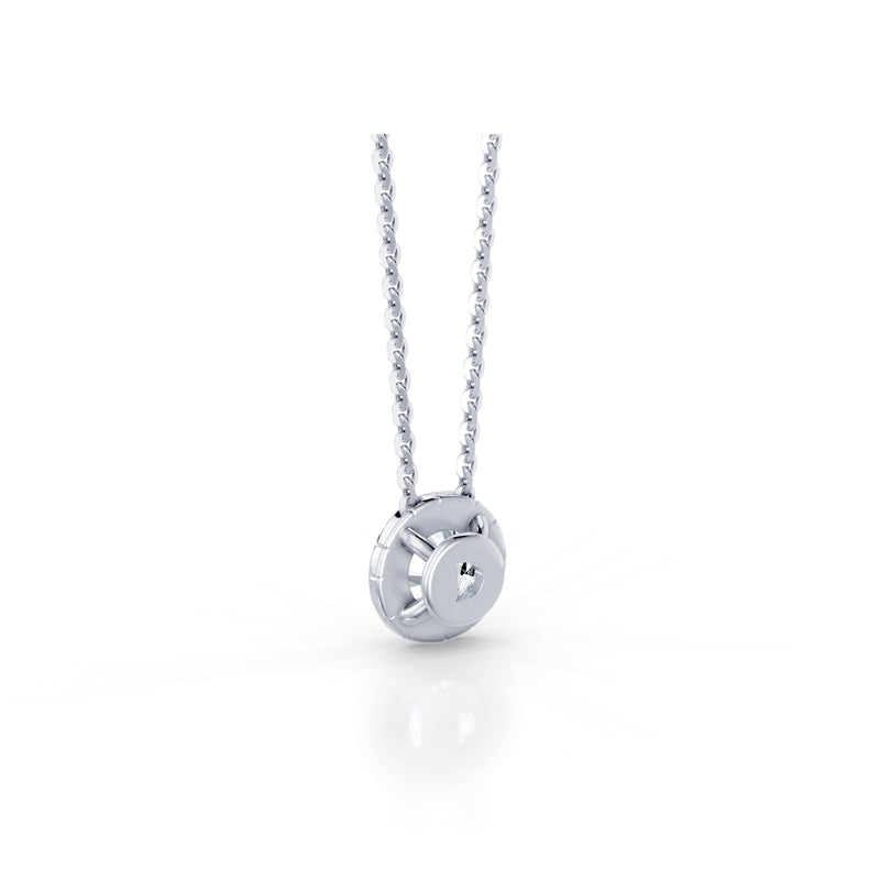 Soho Bezel Essential Lab Diamond Round Brilliant Necklace image 4