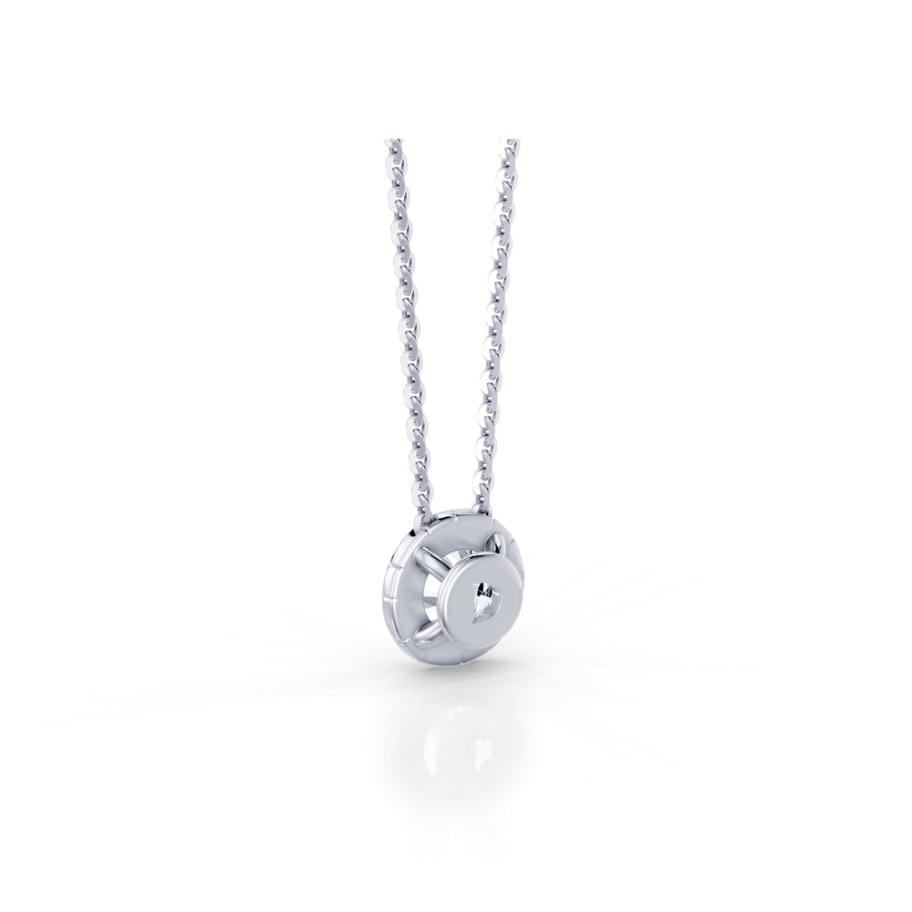 Soho Bezel Essential Lab Diamond Round Brilliant Necklace image 16