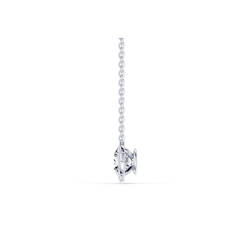 Soho Bezel Essential Lab Diamond Round Brilliant Necklace image 15