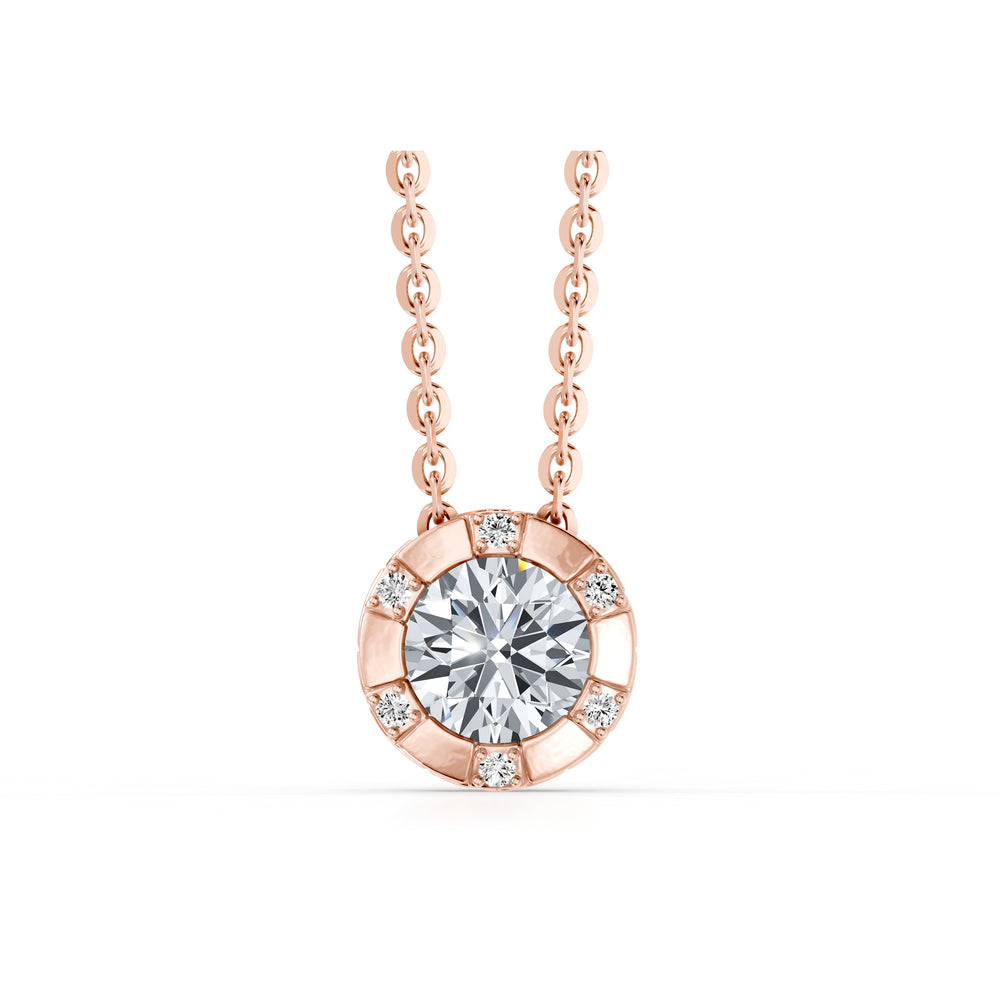 Soho Bezel Round Brilliant Studded Necklace image 26