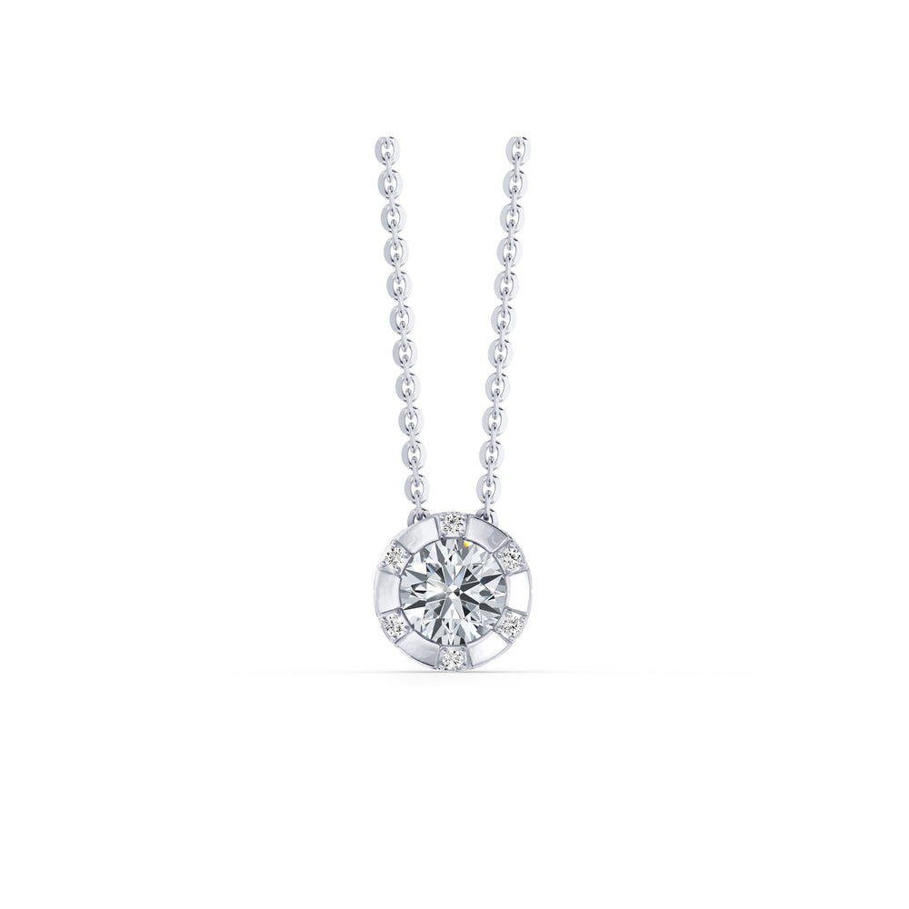 Soho Bezel Round Brilliant Studded Necklace image 29