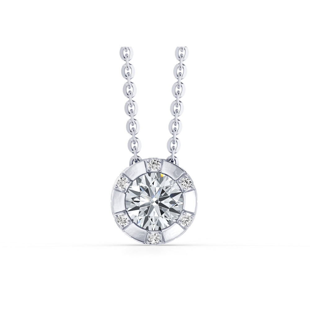Soho Bezel Round Brilliant Studded Necklace image 30