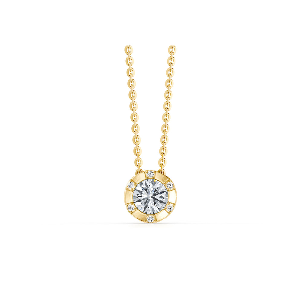 Soho Bezel Round Brilliant Studded Necklace image 21