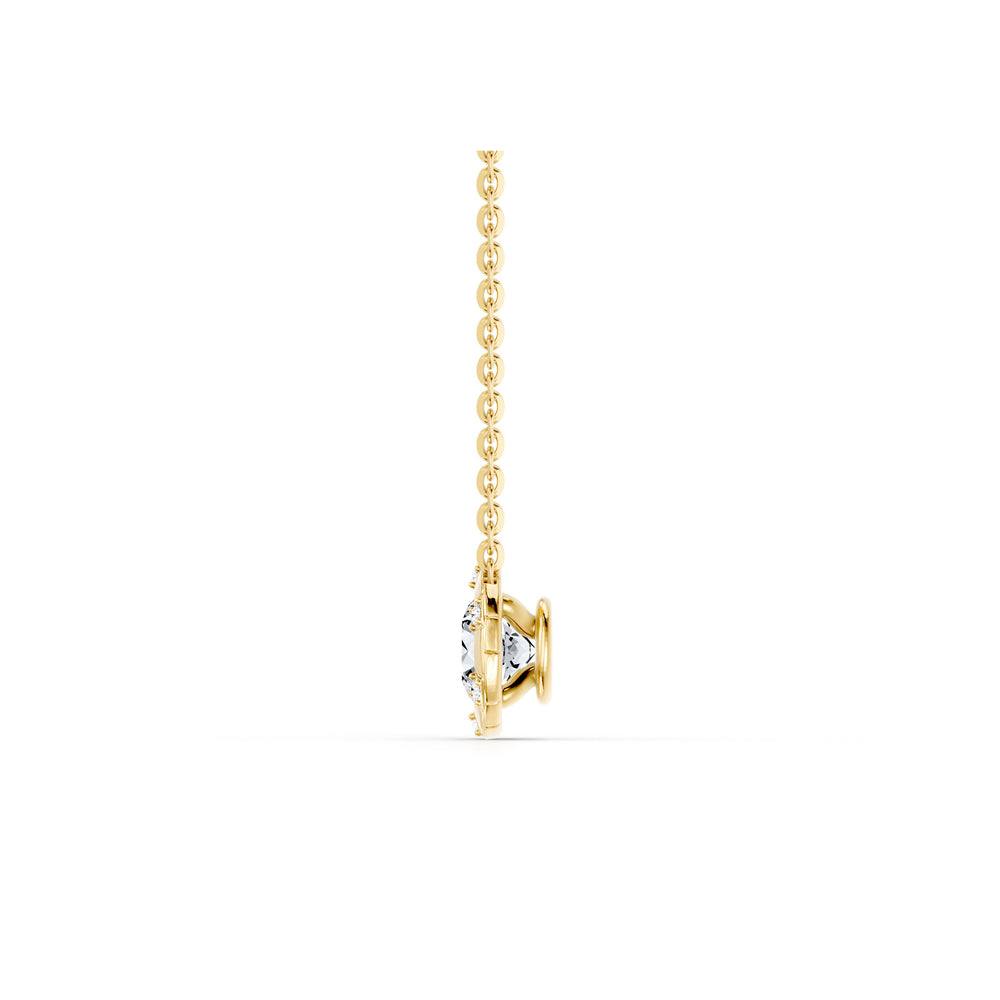 Soho Bezel Round Brilliant Studded Necklace image 23