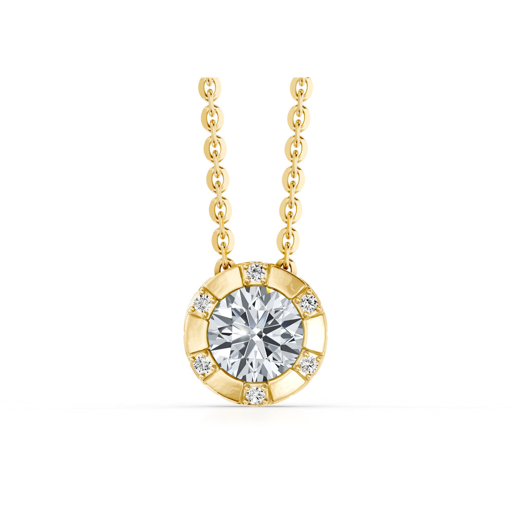 Soho Bezel Round Brilliant Studded Necklace image 22