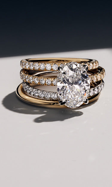 Audrey Collection engagement ring with lab-grown diamond by Jean Dousset