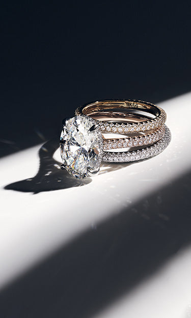 Chelsea Lab Diamond Engagement Rings by Jean Dousset