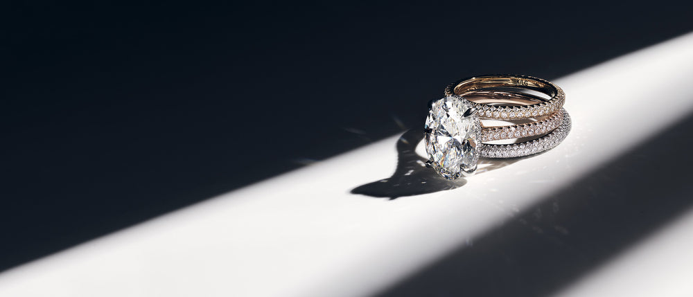 Chelsea Lab Diamond Engagement Rings by Jean Dousset