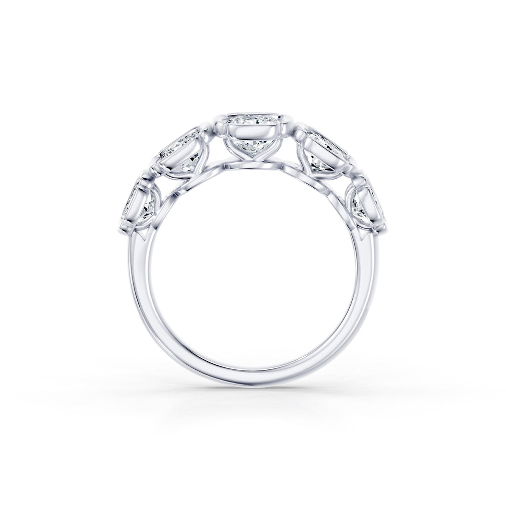 Dorée 5-Stone Lab Diamond Cushion Band image 23