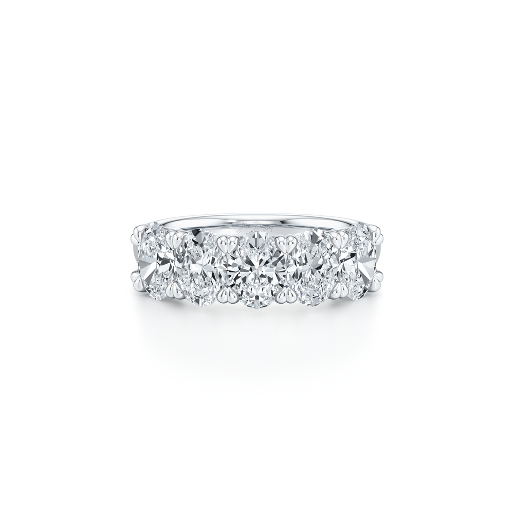 Elle 5-Stone Oval Lab Diamond Band image 2