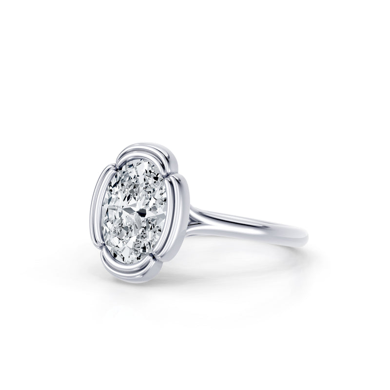 Dorée Solitaire Lab Diamond Engagement Ring image 2