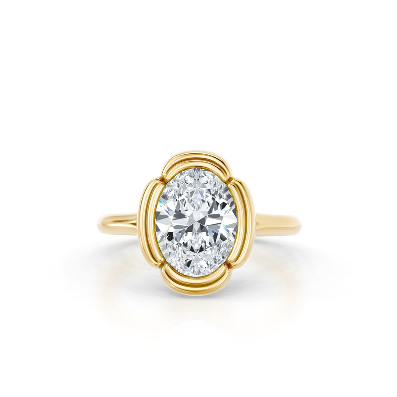 Dorée Solitaire Lab Diamond Engagement Ring image 6